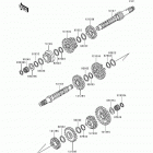 Bayou 300 (KLF300-B3) Трансмиссия