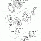 Bayou 220 (KLF220-A3) Задняя ступица колеса