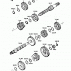 Bayou 220 (KLF220-A3) Трансмиссия