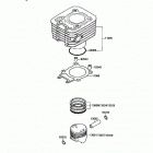 Bayou 220 (KLF220-A3) Поршни