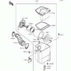 Bayou 300 (KLF300-B3) Air filter(klf300-b2 / b3 / b4)
