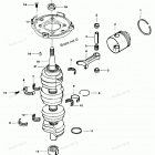 H1258B85A Crankshaft And Piston Group
