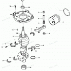 H0856X85V Коленвал и поршни