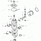 H1008H84D Crankshaft And Piston Group