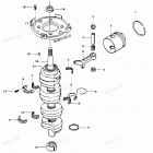 H1258X84A Crankshaft And Piston Group