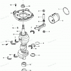 H0856X84L Коленвал и поршни