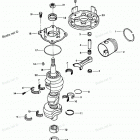 H0856H82K Коленвал и поршни