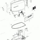 H0858H82F Engine Cover And Support Plate