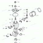H0856B81J Коленвал и поршни
