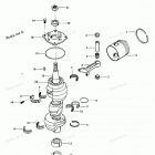 H0850H81D Коленвал и поршни
