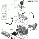 Skandic WT 600HOETEC XU Головка цилиндров