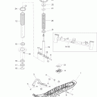 Skandic WT 550F XU Передняя подвеска и лыжи