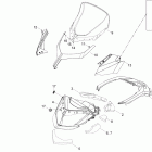 Expedition LE 1200 XU Стекло ветровое и консоль