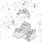 Skandic SWT 600 ACE (4-strokes) Двигатель и крепление