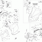 GSX LE 600HOETEC XP Капот ,стекло ветровое и консоль передняя