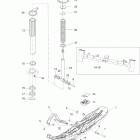 Skandic WT 600HOETEC XU Передняя подвеска и лыжи