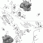 MX Z X 600RS Двигатель и крепление