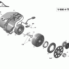 Skandic SWT V800 YetiII Магнето и электрическийй стартер