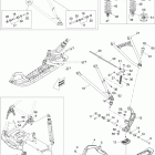 Renegade Back Country 800R ETEC XP Передняя подвеска и лыжи