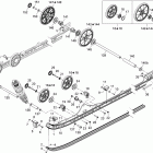 Summit X 800R E-TEC 08- rear suspension runner