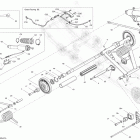 Renegade X 600HO ETEC Задняя подвеска, задний рычаг