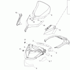 Expedition SE 1200 XU Стекло ветровое и консоль