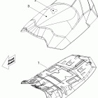 Tundra STD & Sport & LT 550F XP-LTS Сидение (std)