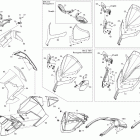 GSX SE 800RETEC XR 09- hood, windshield and console 800retec