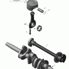 MXZ X & TNT 1200 XR Коленвал и поршни