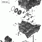 Skandic SWT 600 ACE (4-strokes) Блок двигателя