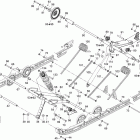 Summit X 800R E-TEC Задняя подвеска,рычаги