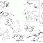 Renegade X 600HO ETEC 09- hood, windshield and console 600hoetec