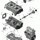 Summit X 800R E-TEC 01- crankcase and water pump _summit
