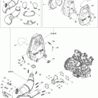 Skandic SWT 600 H.O. E-TEC Глушитель