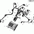 MXZ X & TNT 1200 XR Жгут проводов и электрический блок