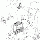 Skandic WT 550F XU Двигатель и крепление