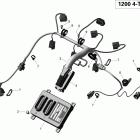 Expedition LE 1200 XU Жгут проводов и электрический блок