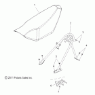 600 SWITCHBACK/ES - S12BR6NSA/NSL Body, seat mounting
