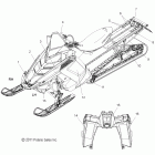 800 PRO RMK 155/163 ALL OPTIONS - S12CG8/CH8 Body, decal, black