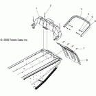 600 IQ SHIFT/ES/INTL - S12PB6HSA/HSL/HEA Body, rear bumper, snowflap and taillight housing