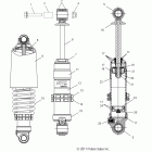600 RUSH/ES - S12BF6NSA/NSL Suspension, shock, front