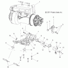 550 IQ SHIFT/ES/INTL - S12PB5BSA/BSL/BEA Крепление двигателя