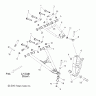 800 RMK 155/ES/INTL - S12CM8GSA/GSL/GEA Рычаги подвески и стойка