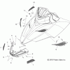 600 SWITCHBACK/ES - S11PS6HSA/HSL Body, hood screens and hinge asm.