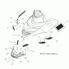 550 IQ SHIFT/ES/INTL - S12PB5BSA/BSL/BEA Body, hood screens and hinge asm.