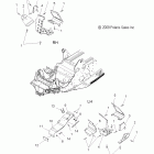 550 IQ SHIFT/ES/INTL - S12PB5BSA/BSL/BEA Chassis, footrests and clutch guard
