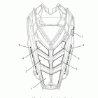 800 SWITCHBACK ASSAULT ALL OPTIONS -S12CL8/CW8 Body, hood foam / fiber