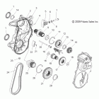 TURBO IQ LXT - S12PT7FSL Drive train, gearcase asm.