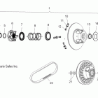 WIDETRAK LX INTL - S12SU4BEL Вариатор ведомый