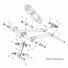 800 RMK 155/ES/INTL - S12CM8GSA/GSL/GEA Реактивная штанга передняя